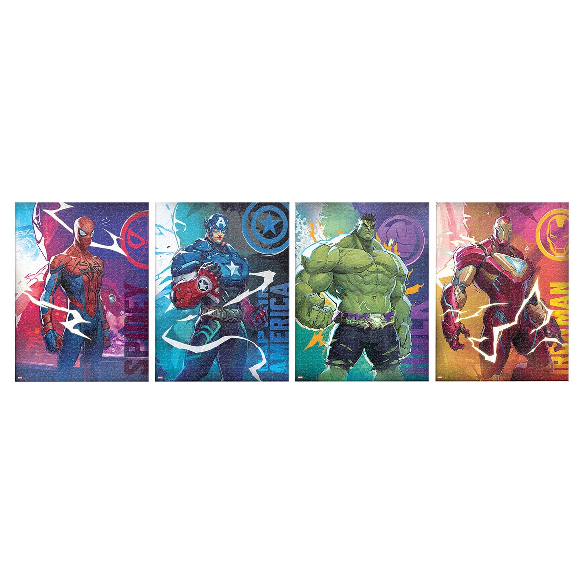 Rompecabezas Coleccionables 4PK - Rivals Marvel