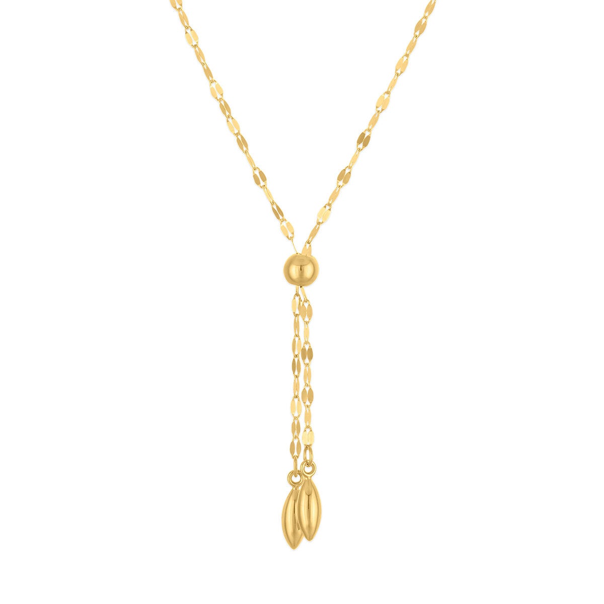 Collar Ajustable de Oro Amarillo 14K Collar Ajustable de Oro Amarillo 14K