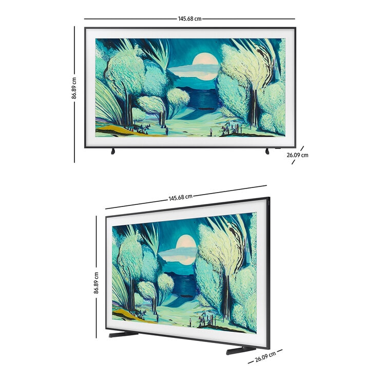 Samsung Pantalla 65" QLED The Frame 4K Smart TV + Marco
