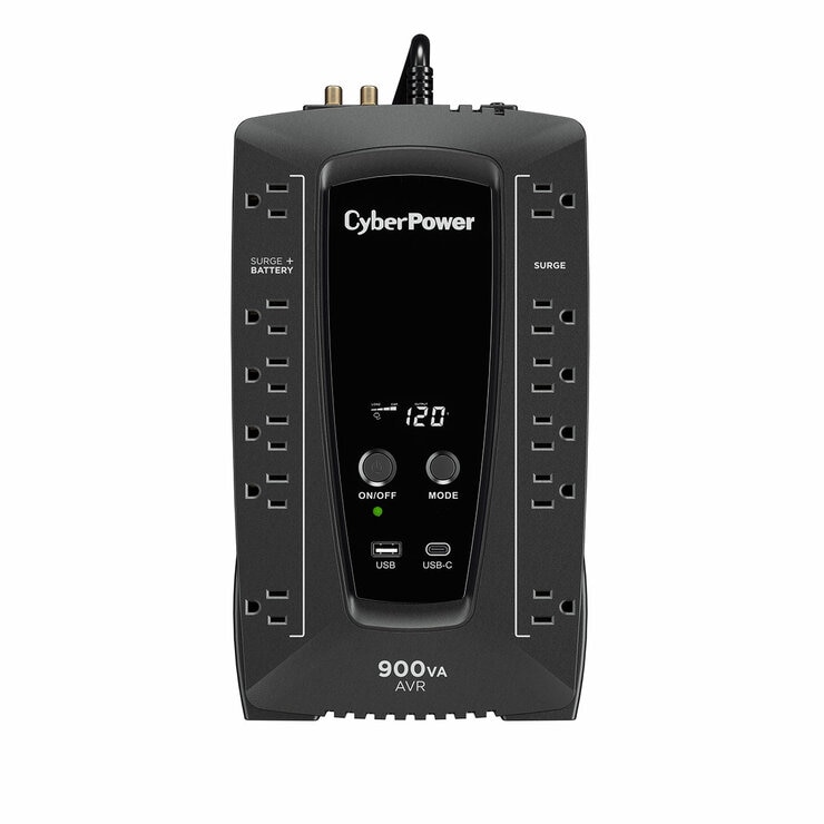CyberPower UPS Regulador de Voltaje CM900AVRLCD