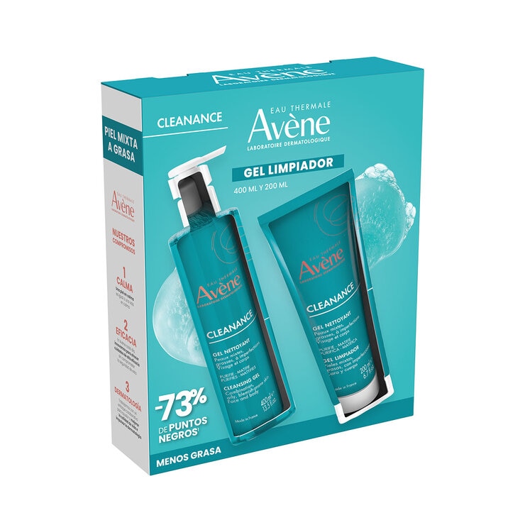 Avène Gel Limpiador Facial 400 ml + 200 ml
