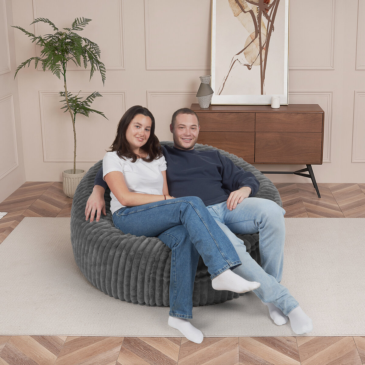 Lounge & Co. Sillón de Espuma de Tela Lounge & Co. Sillón de Espuma de Tela