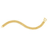 Pulsera, Eslabones Infinito, Oro Amarillo 14K, 19.05cm