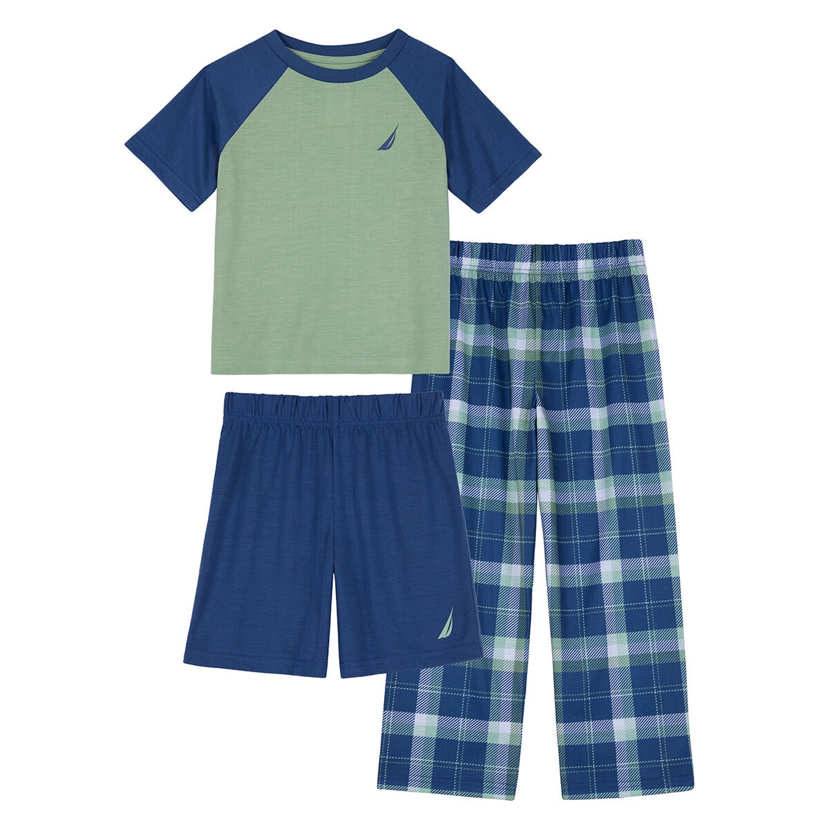 Nautica Pijama 3 piezas para Niños y Niñas Varias Tallas y Colores