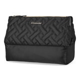 Stella & Max Cosmetiquera de 3 Secciones Negro