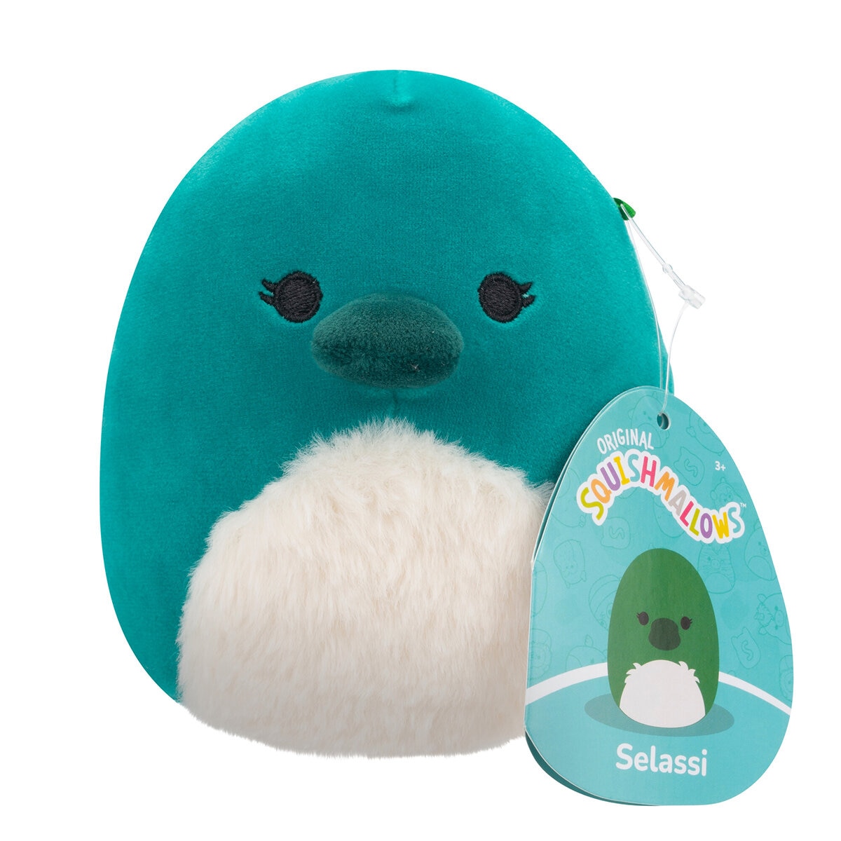 Squishmallows Set de 8 Muñecos de Peluche de 12.7cm- Colección Animales Exóticos