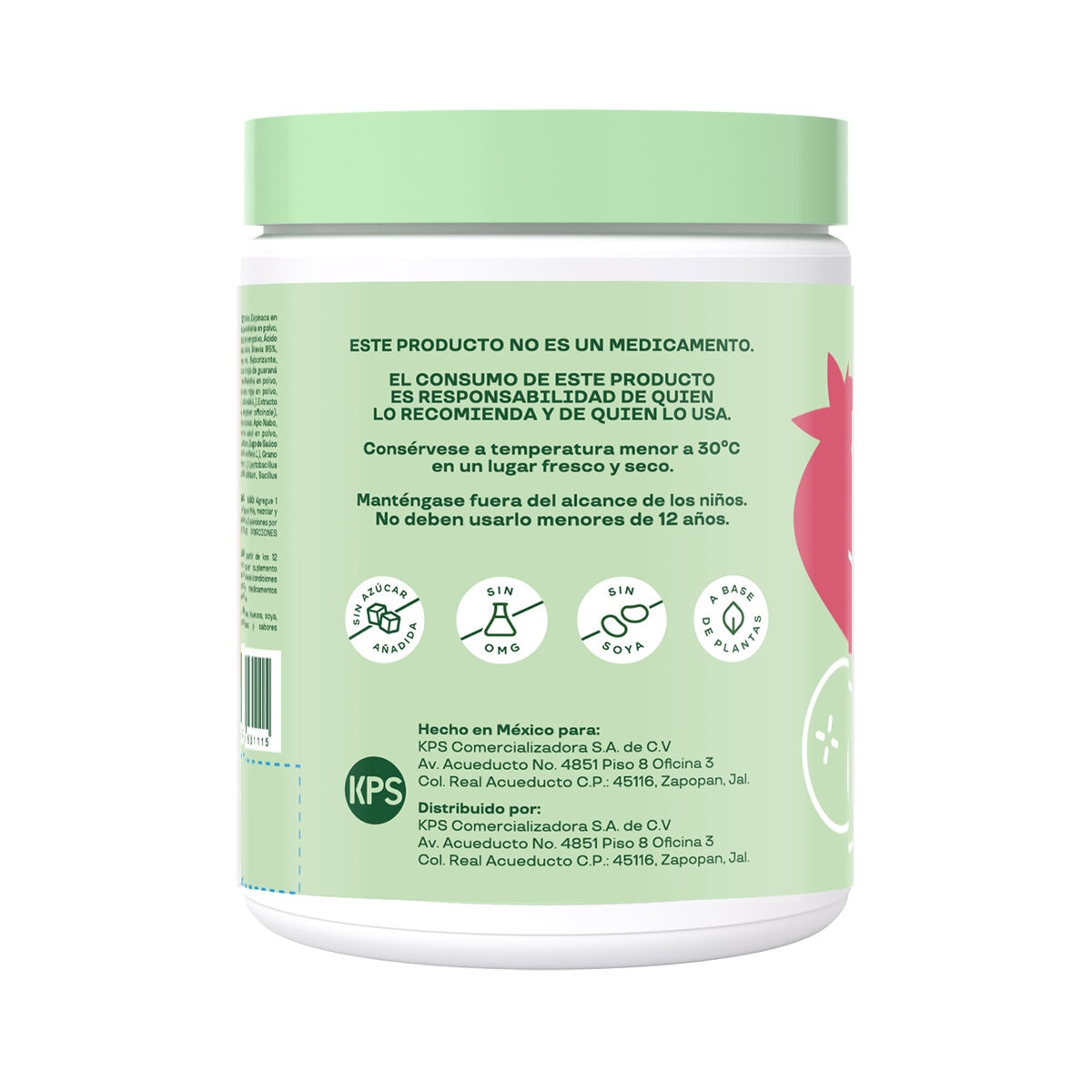 Bloom Frutos Rojos Mezcla de verduras en polvo 289g
