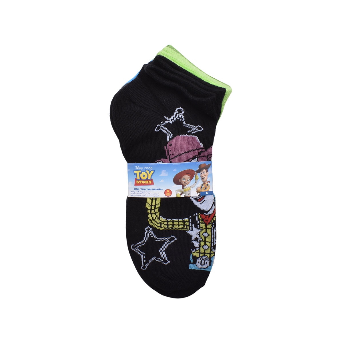 Calcetines para Niños y Niñas 6 pares Toy Story 14 - 18 cm