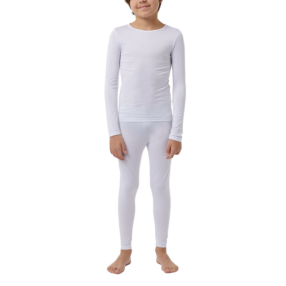 32 Degrees Heat Ropa Termica 2 piezas para Niños y Niñas Blanco 4 / 5 Años