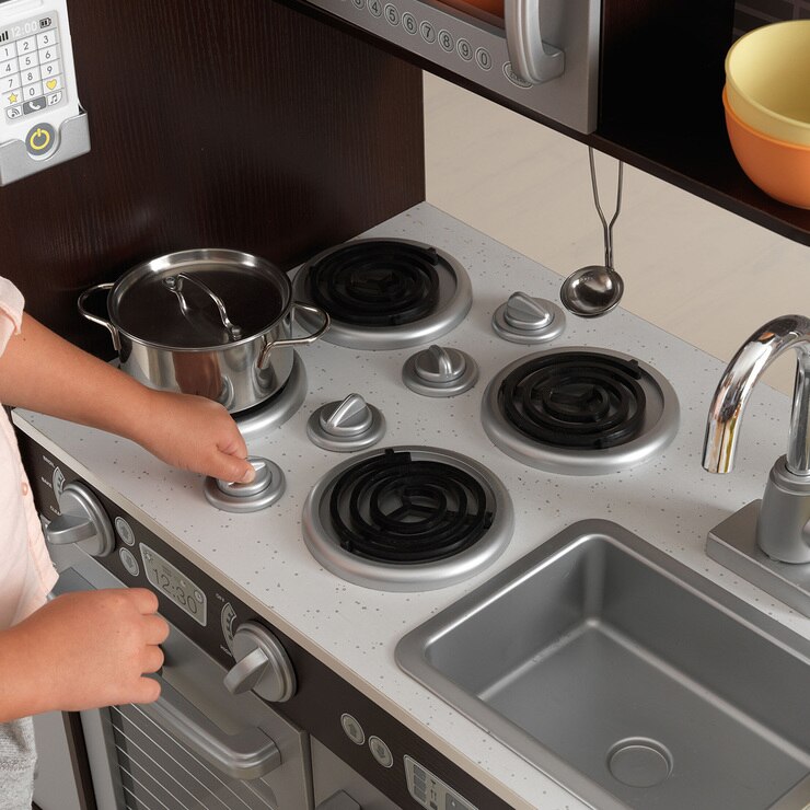 KidKraft, cocina moderna infantil Espresso | Costco México
