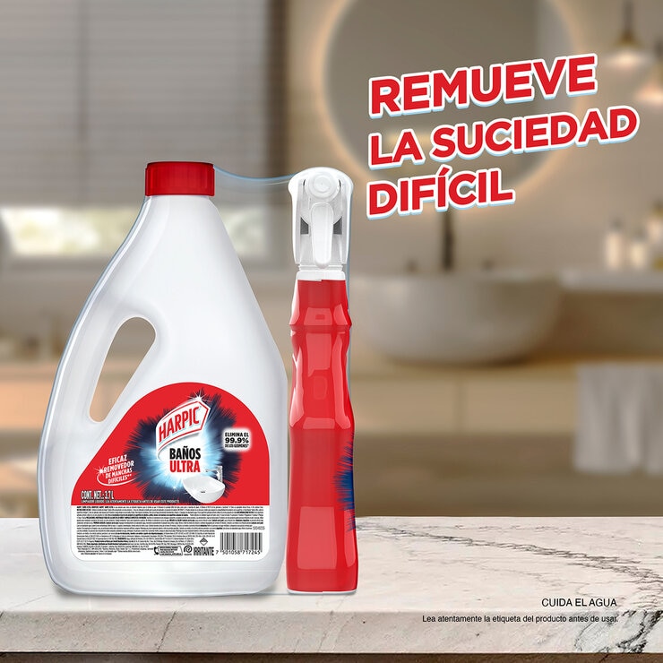 Harpic Líquido Limpiador para Baños Ultra 3.7 l Harpic Líquido Limpiador para Baños Ultra 3.7 l