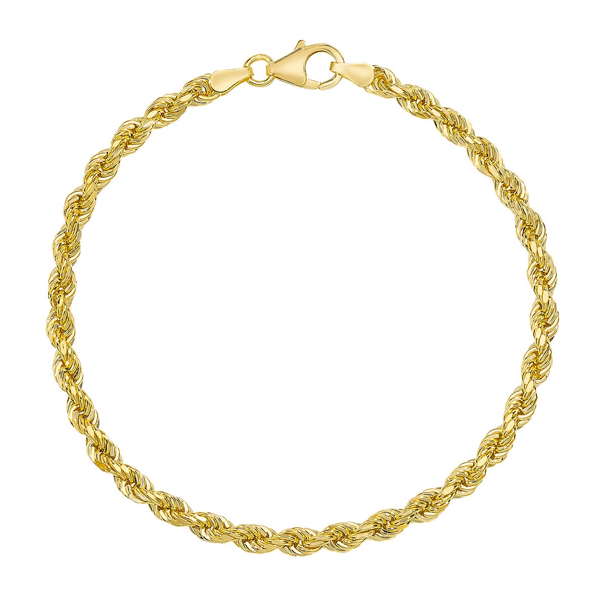 Pulsera para Dama, Oro Amarillo de 14K de 19cm Pulsera para Dama, Oro Amarillo de 14K de 19cm