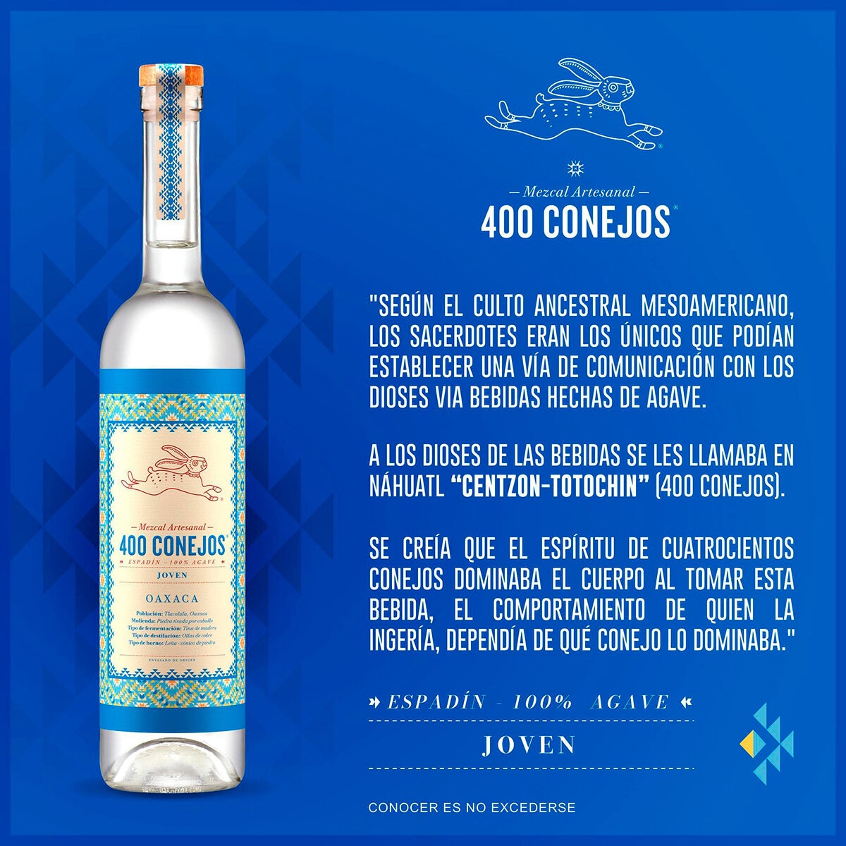 Mezcal 400 Conejos Espadín 700 ml