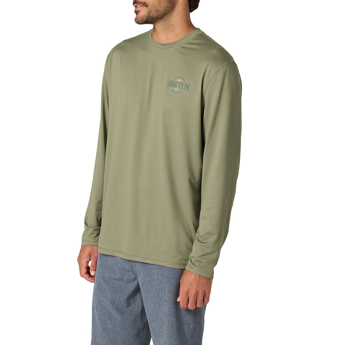 Hang Ten Playera para Caballero Verde Extra Grande