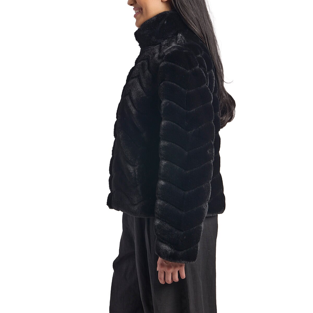 Pendleton Chamarra para Dama Negro Extra Grande Pendleton Chamarra para Dama Negro Extra Grande