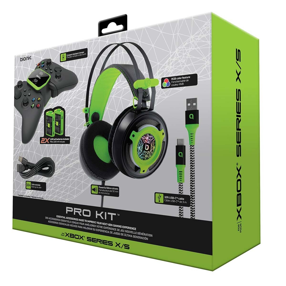 Bionik Pro Kit Bundle para Gaming de Xbox Series X/S Gaming