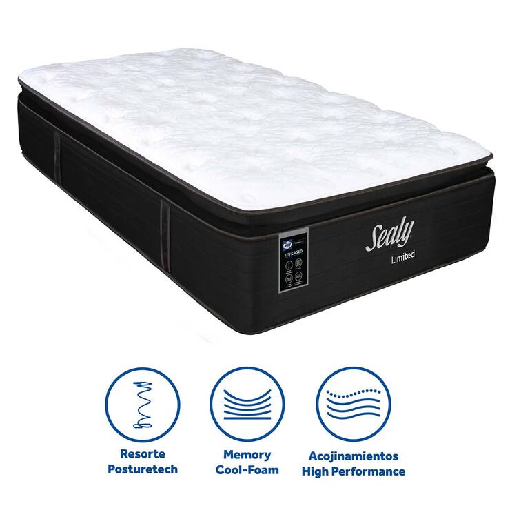 Sealy, Limited, Colchón y Box Individual
