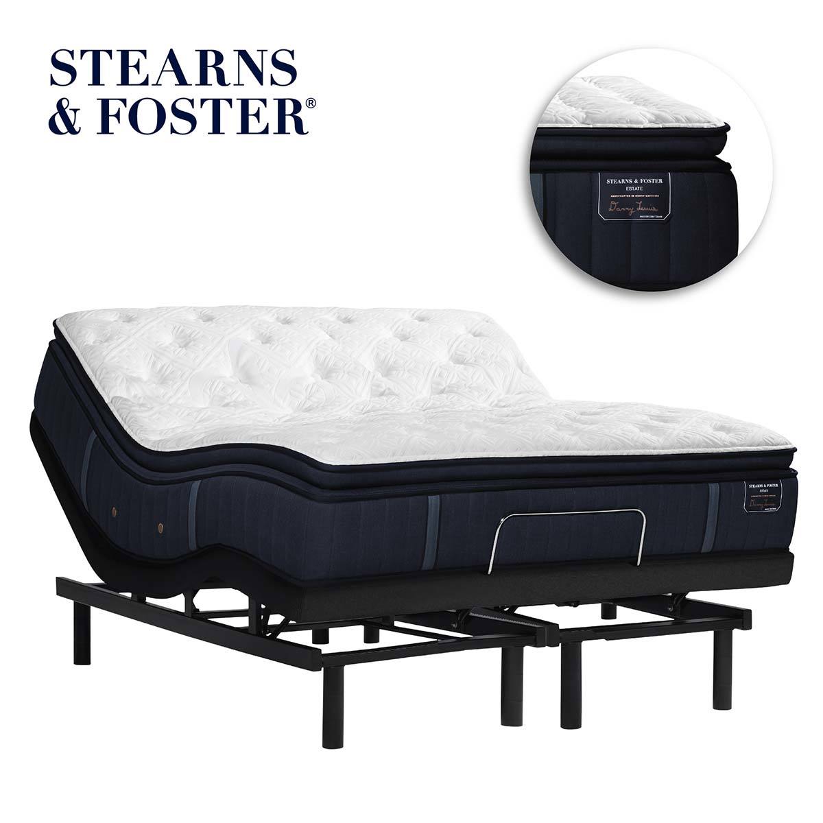 Sistema Stearns and Foster, Colchón y Base Ajustable, King Costco México