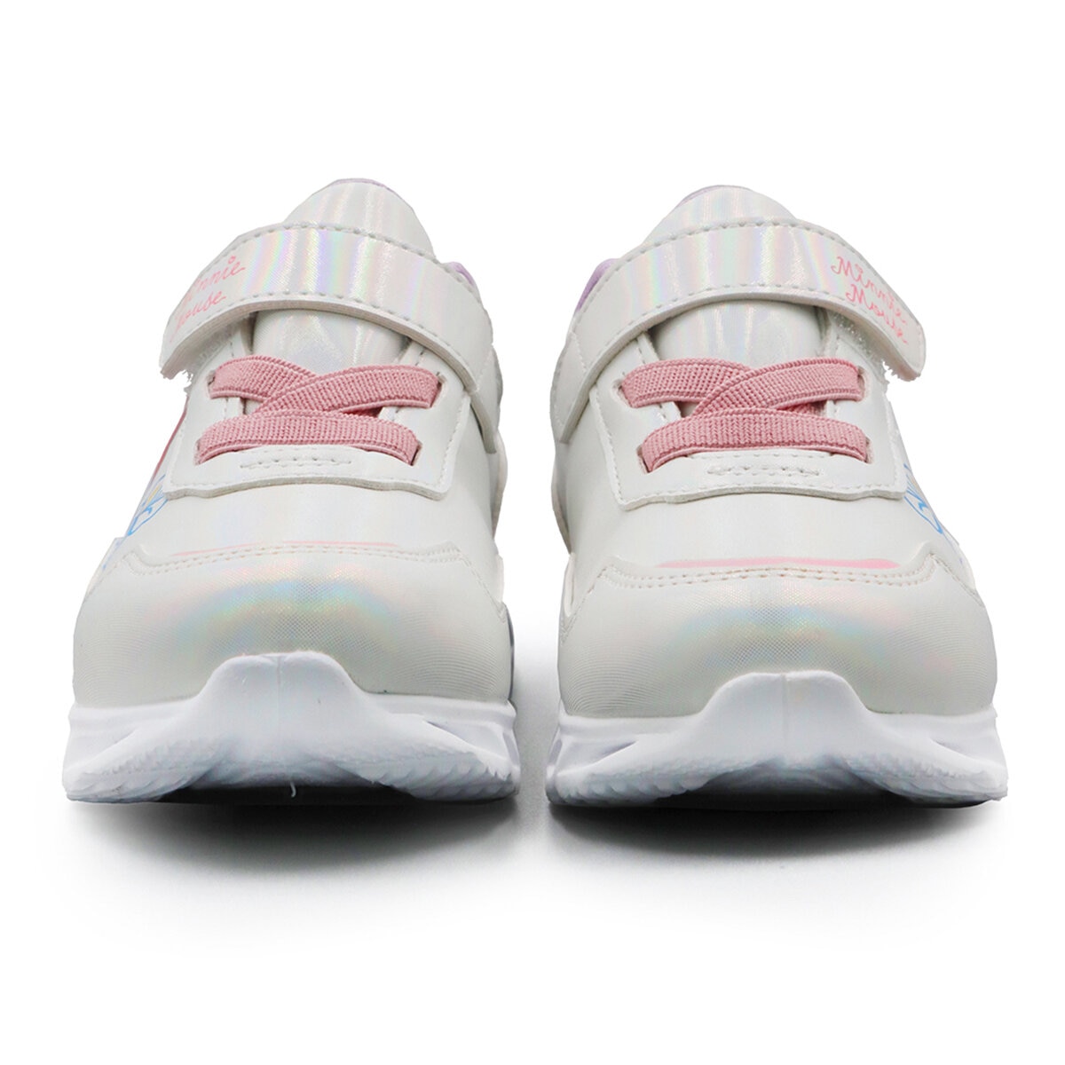 Disney Minnie & Daisy, Tenis Color Blanco con Luces, para Niña Varias Tallas