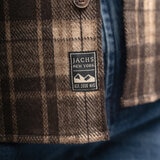 Jachs Camisa para Caballero Café Mediana