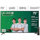 LG Pantalla 75" UHD 4K AI Smart TV