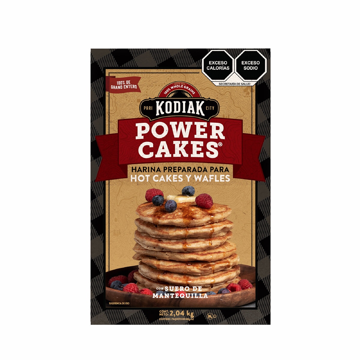 Kodiak Cakes Harina para Hot Cakes con Proteína 2.04 Kg