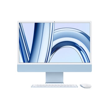 Apple iMac 24" 256GB 4.5K Chip M3 Azul CPU de 8 núcleos GPU de 8 núcleos 