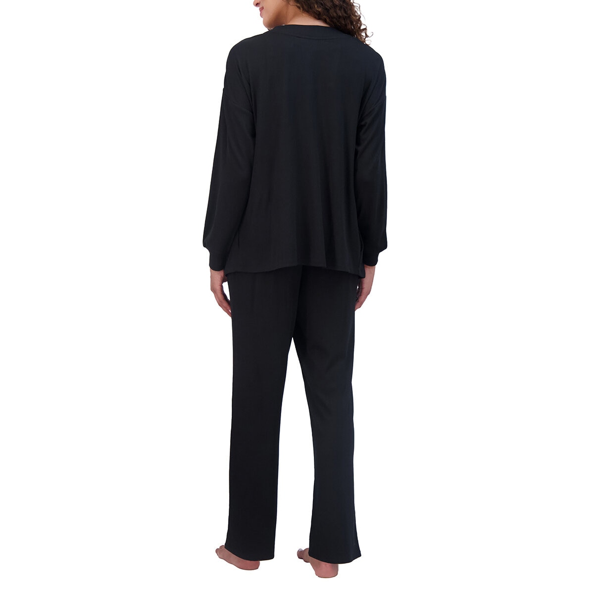 Lucky Brand Conjunto de Descanso de 3 Piezas para Dama negro extra grande