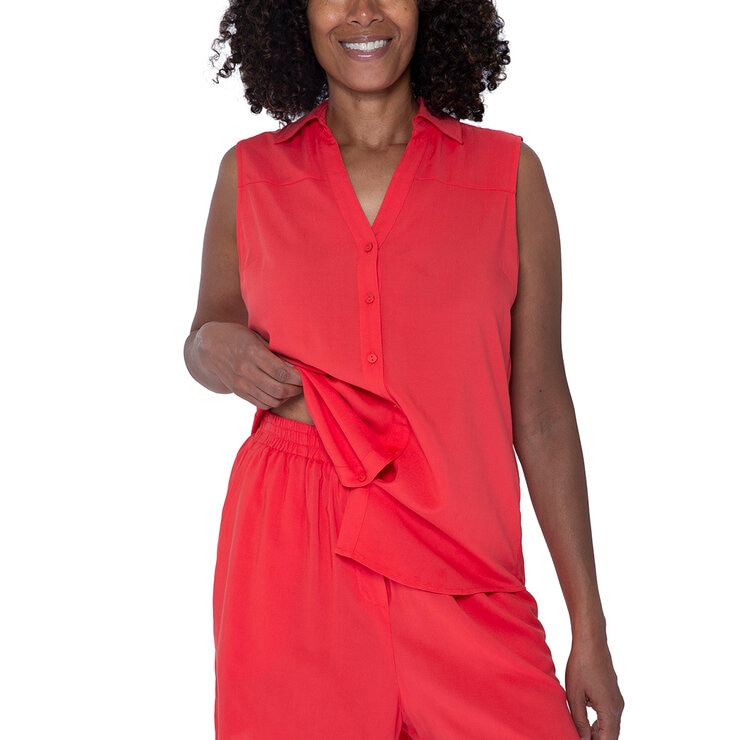 Mario Serrani Italy Blusa para Dama Rojo Mediana Mario Serrani Italy Blusa para Dama Rojo Mediana