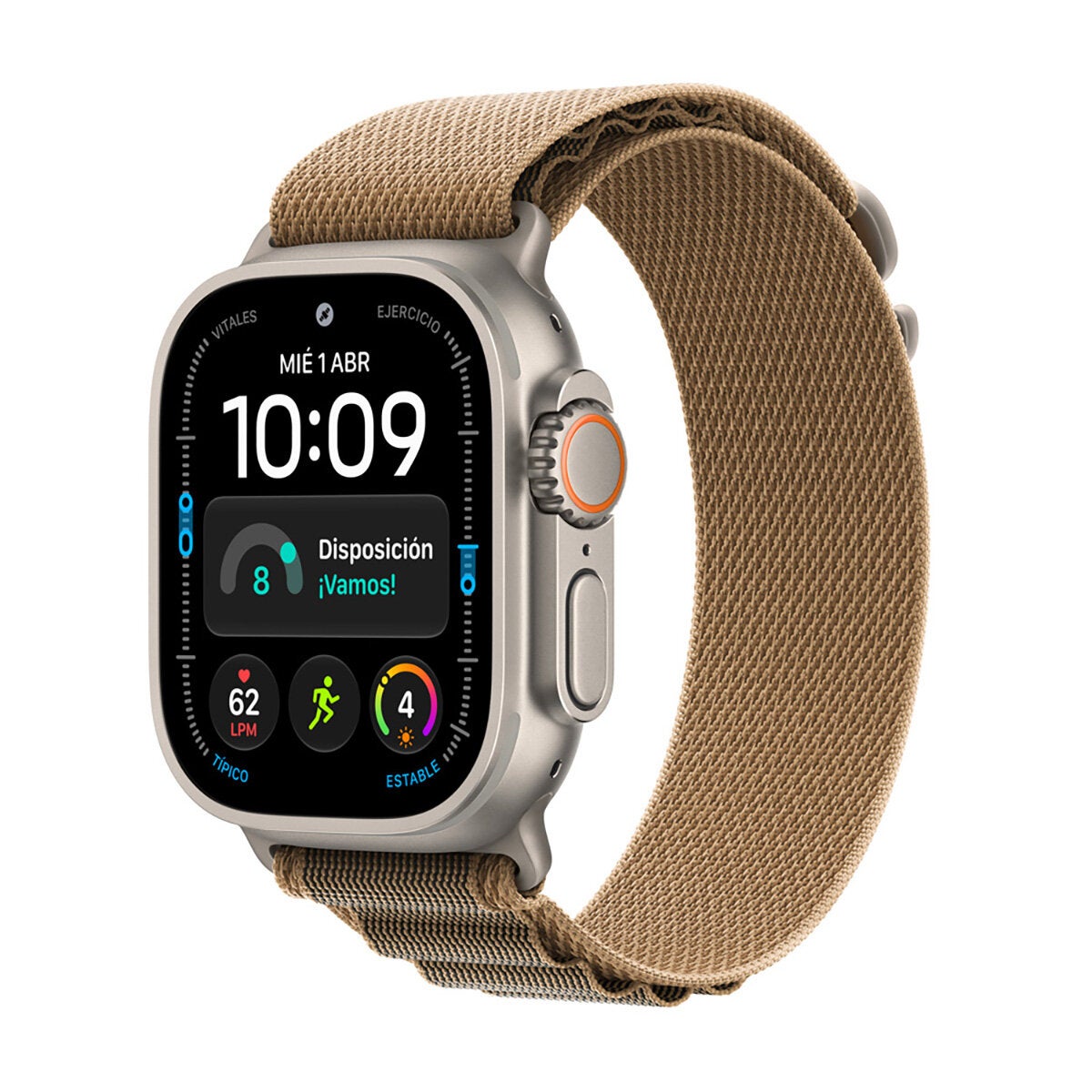 Apple Watch Ultra 4 (GPS + Celular) 49mm Titanio Natural + Correa Alpine Desierto - Talla L Apple Watch Ultra 4 (GPS + Celular) 49mm Titanio Natural + Correa Alpine Desierto - Talla L
