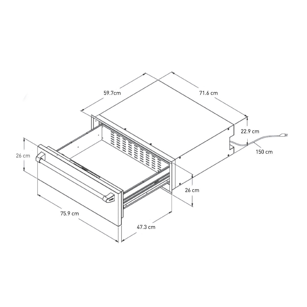 Thor Kitchen Cajón Caliente Thor Kitchen Cajón Caliente