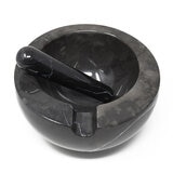 Luhom Mortero de Mármol Negro