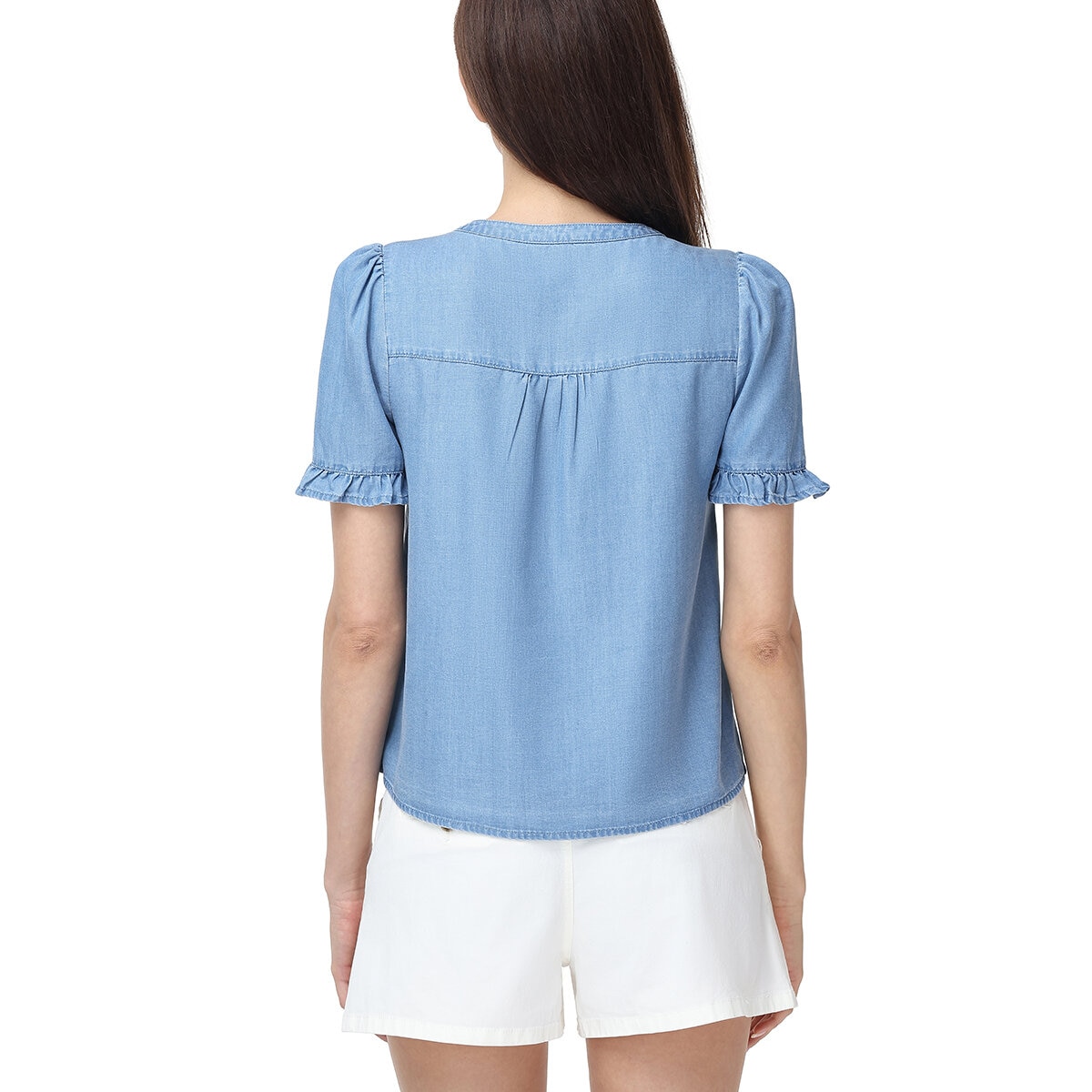 Frye Blusa para Dama Azul claro Mediana Frye Blusa para Dama Azul claro Mediana