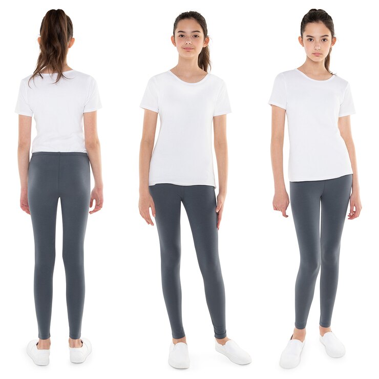 Vigoss, Leggings para Niña, 3 piezas, Negro con Cara de Cato, Gris