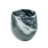 Luhom Juego de Vasos de Mármol 2 piezas Gris