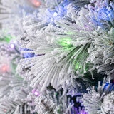 Árbol de Navidad Nevado Pre-Iluminado 2.2m con 1,150 Luces Radiant Micro LED