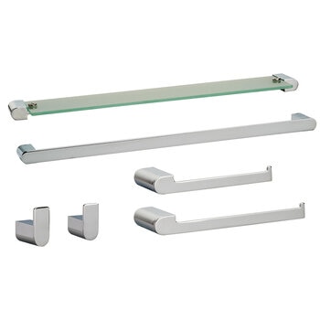 Rubinett, Set de Accesorios para Baño Cromado
