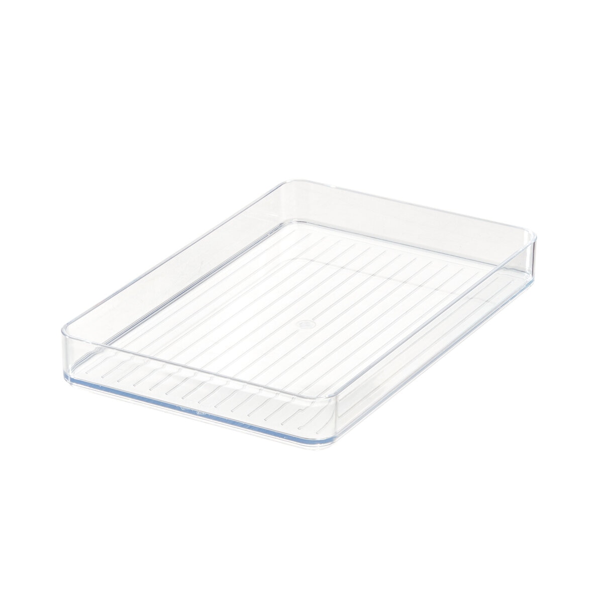 IDesign Organizador de Plástico Reciclado Transparente de 4 Piezas IDesign Organizador de Plástico Reciclado Transparente de 4 Piezas