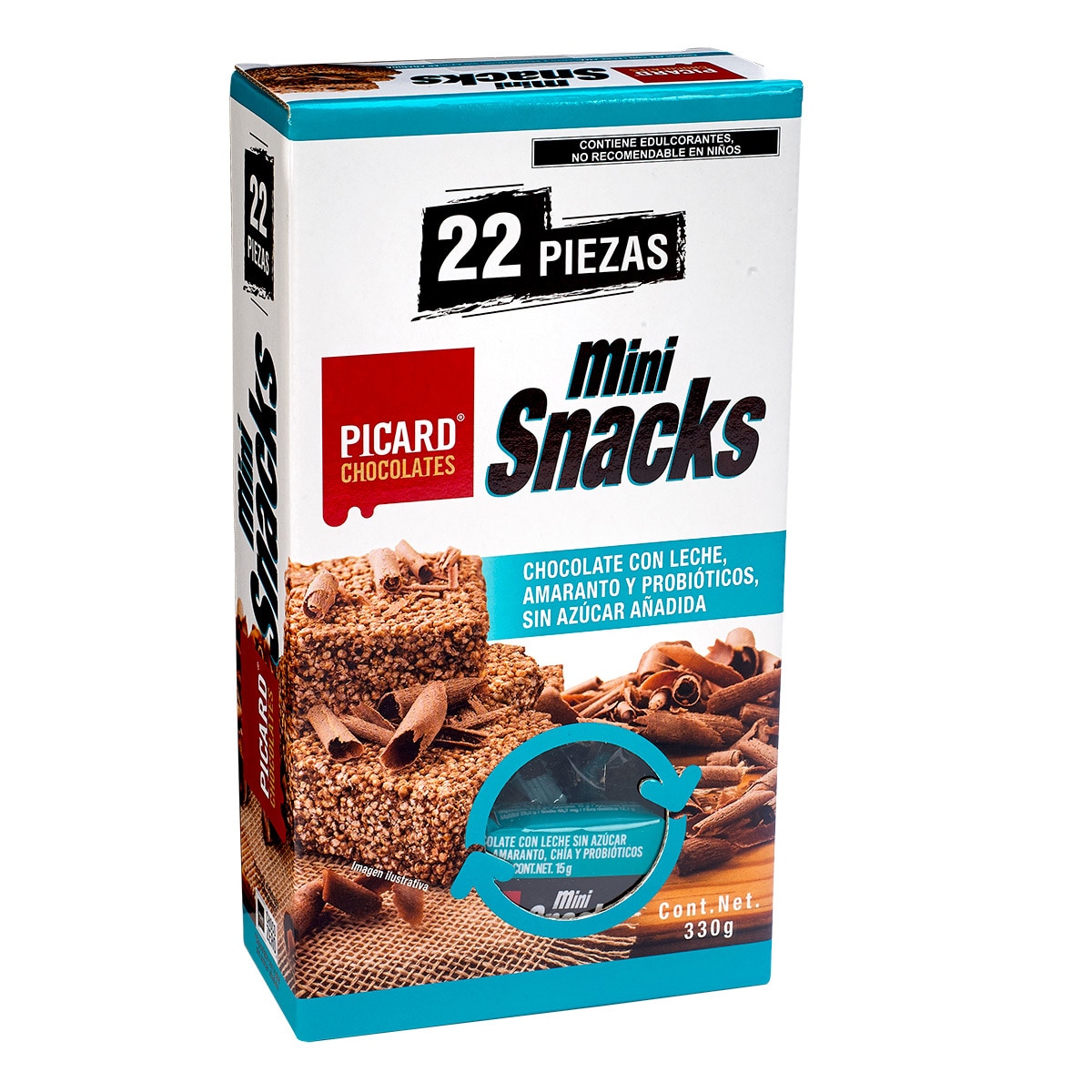 Picard Mini Snacks de Amaranto con Chocolate sin Azúcar y Probióticos
