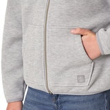 Mondetta Chamarra para Niños y Niñas Gris 5 / 6 Años