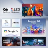 Hisense Pantalla 85" QLED 4K Google TV