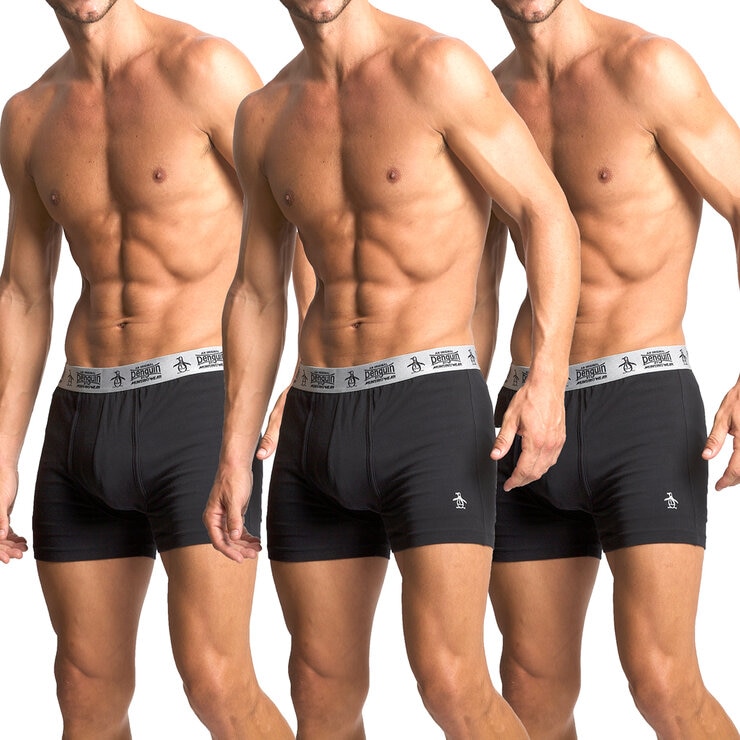 An Original Penguin Boxer para Caballero 3 piezas Negro Mediana An Original Penguin Boxer para Caballero 3 piezas Negro Mediana