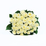 Bouquet de 36 rosas color blanco