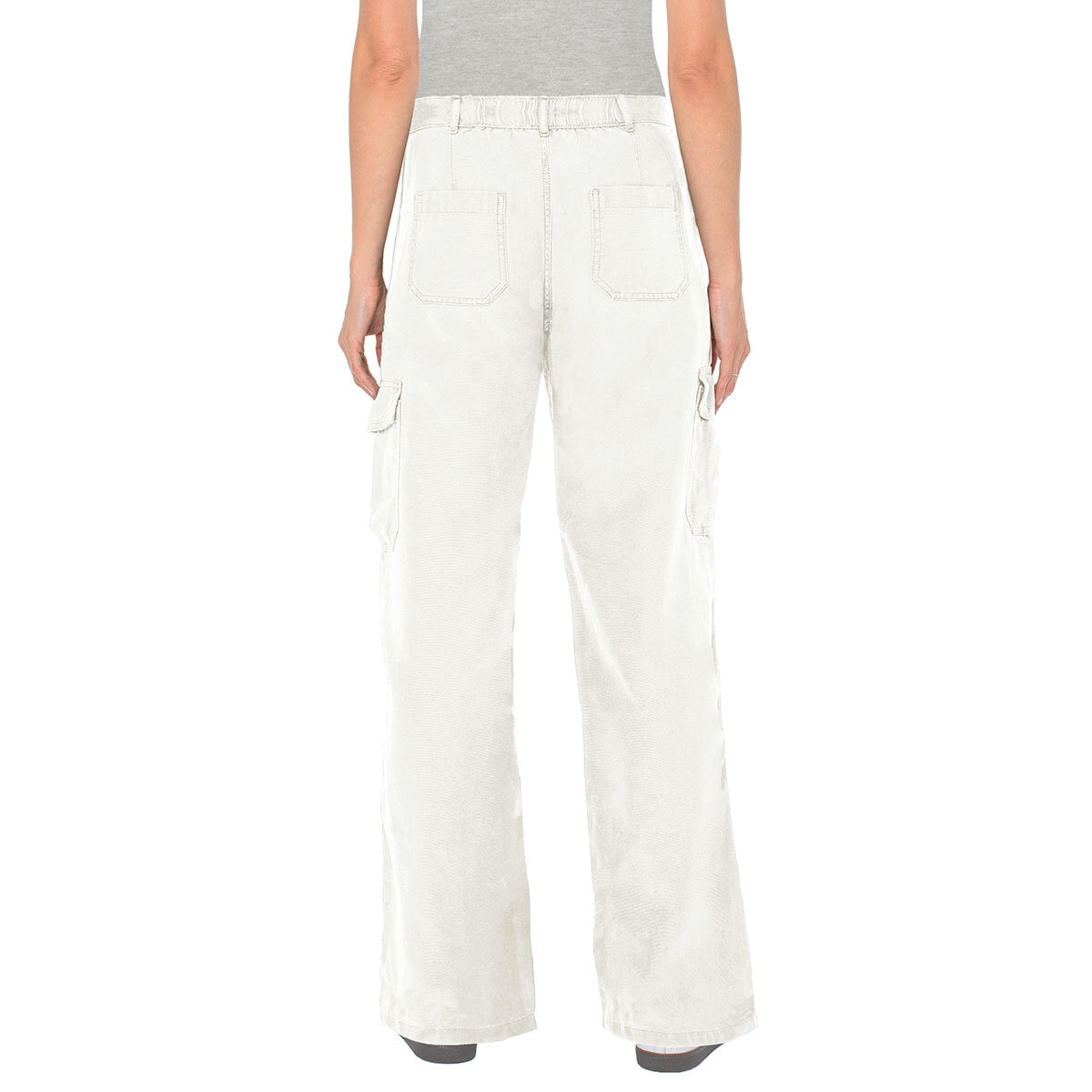 Well Worn Pantalones Cargo para Dama Blanco 8