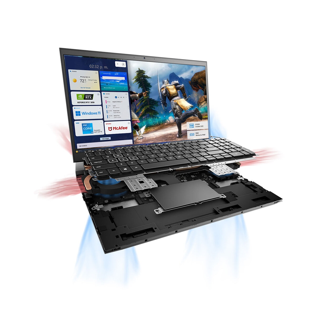 DELL Gaming NB G15 5511 Laptop 15.6" Full HD Intel Core i5 8GB 512GB SSD