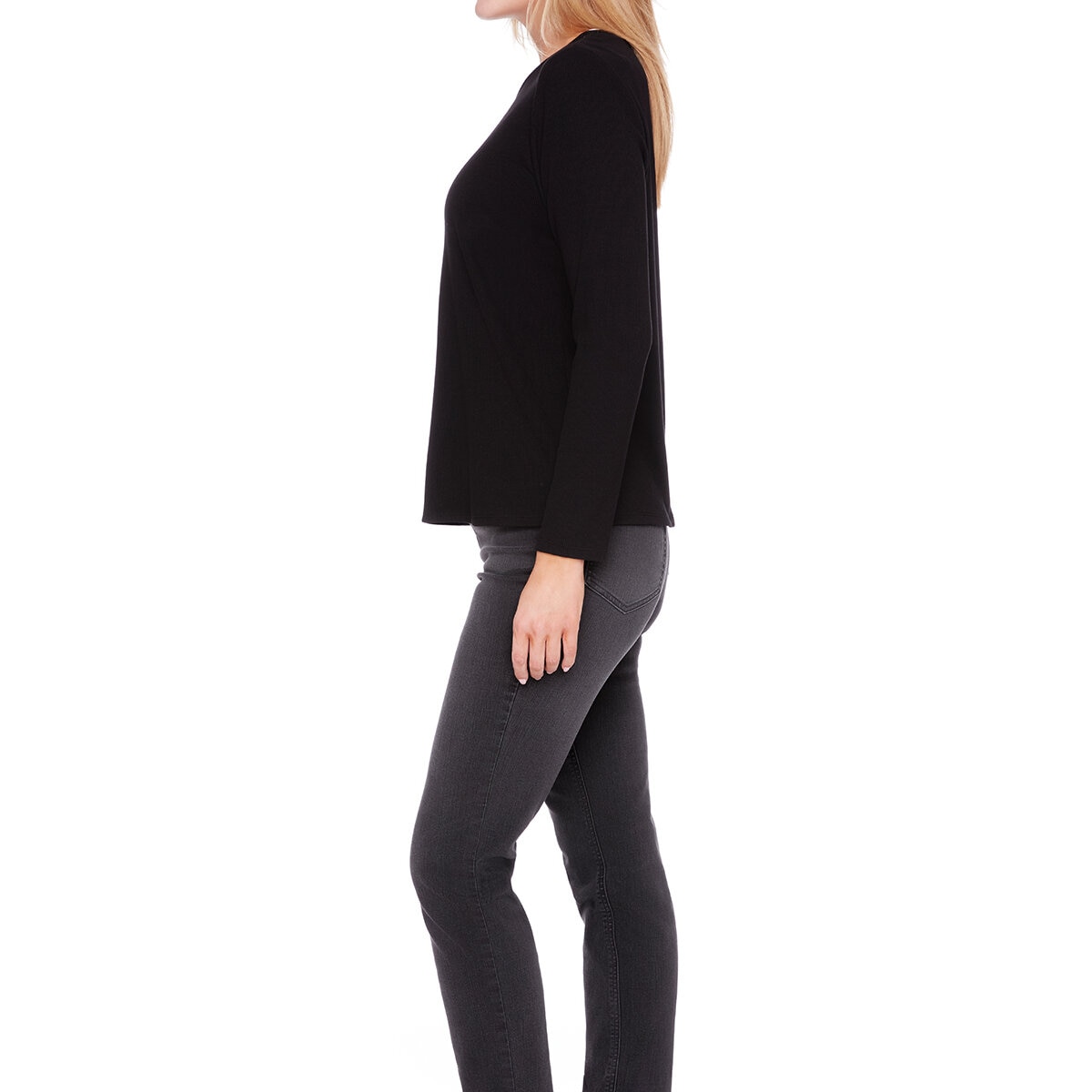 S.C. & CO. Blusa para Dama Negro Extra Grande