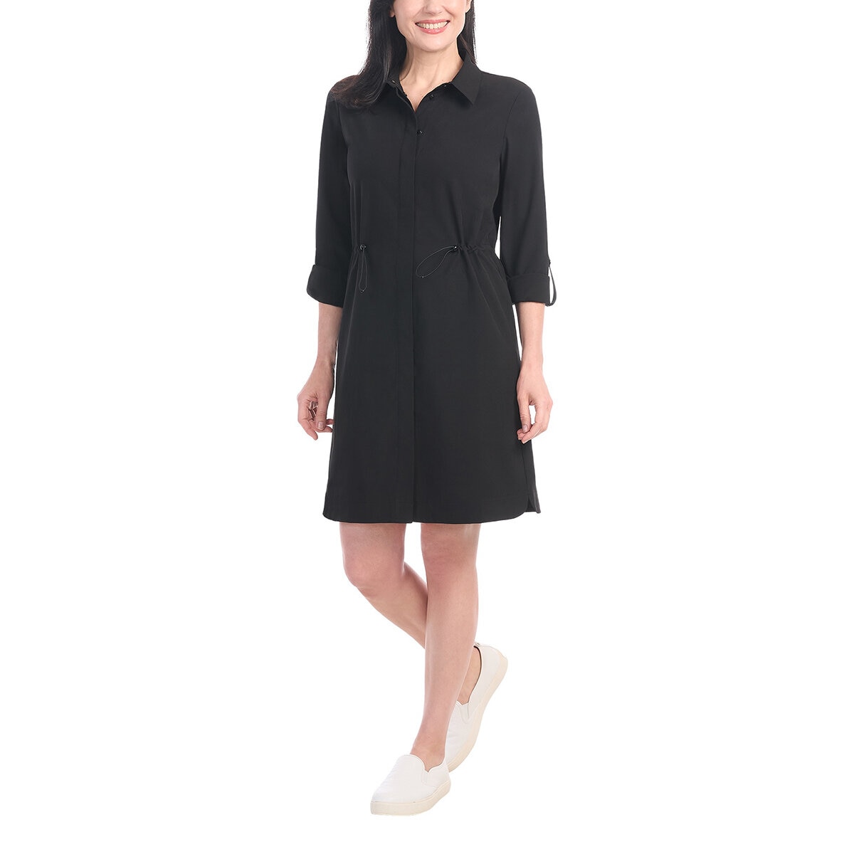 Hilary Radley Vestido para Dama negro extra grande