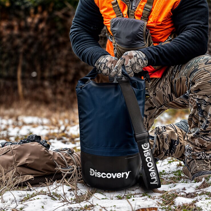 Discovery Mochila Impermeable de 20 Litros para Campismo Azul