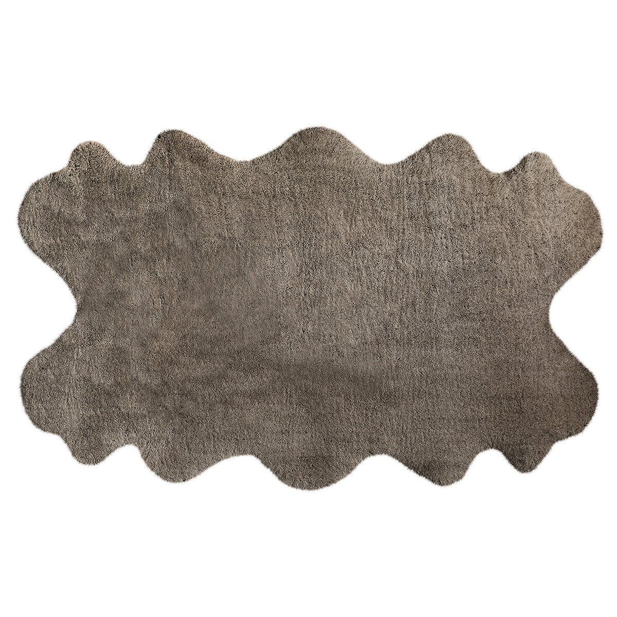 Mon Chateau Luxury Collection Tapete de Pelo Sintético 180cm x 110cm, Café