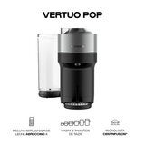 Nespresso, Cafetera Vertuo Pop con Espumador de Leche y 50 Cápsulas Nespresso, Cafetera Vertuo Pop con Espumador de Leche y 50 Cápsulas